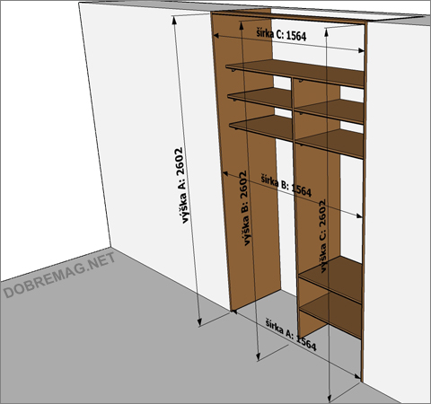 vstavané skrine svojpomocne
